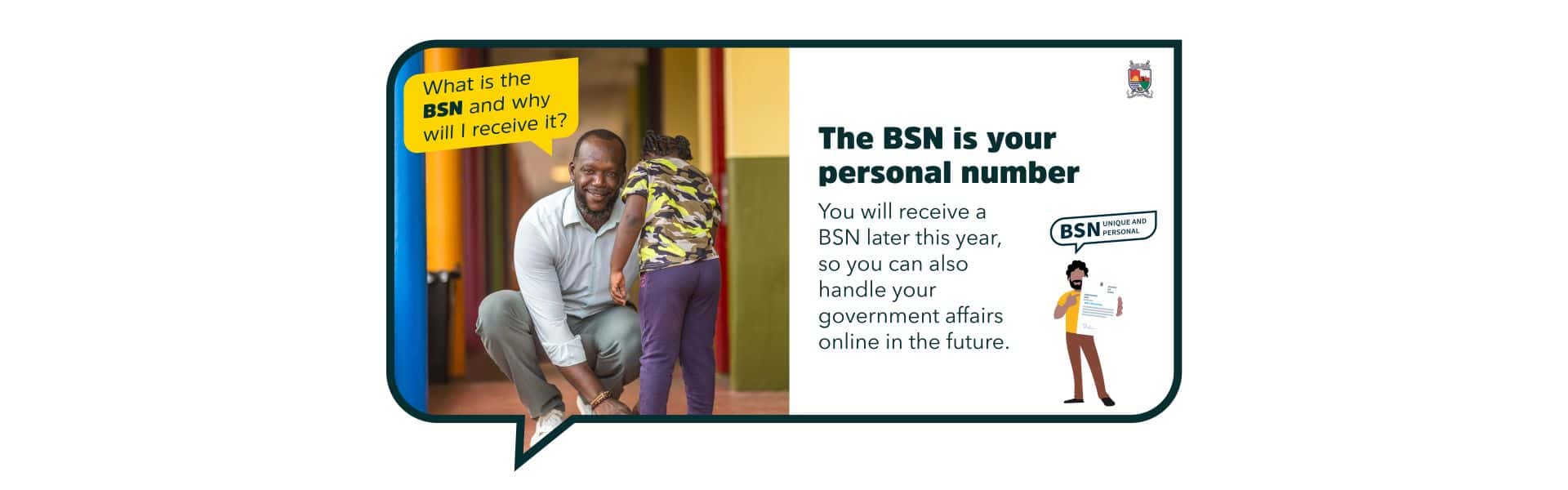 Poster explaining what a BSN number is