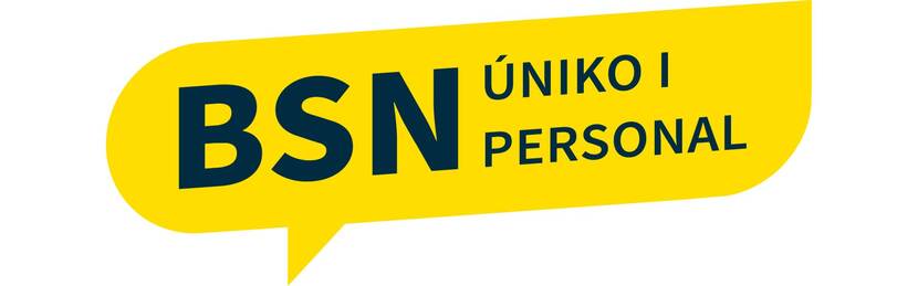 Decoratief: BSN slogan - BSN uniko i personal